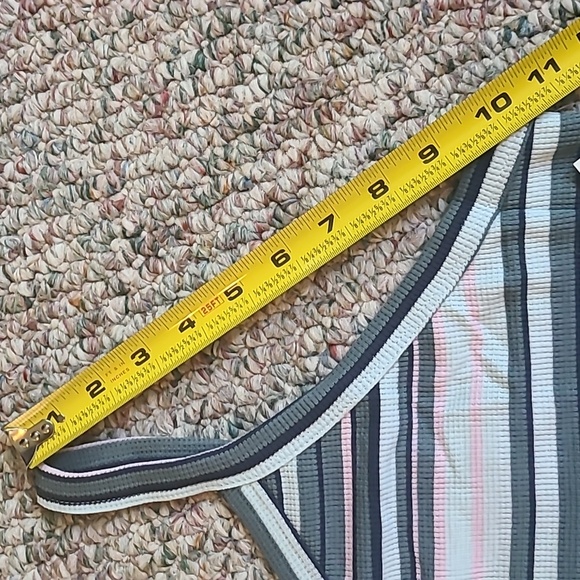 SO BRAND WOMENS PLUS JUNIOR SIZE SUMMER PINK STRIPED "WAFFLE" TANK SIZE 3X - Picture 9 of 15